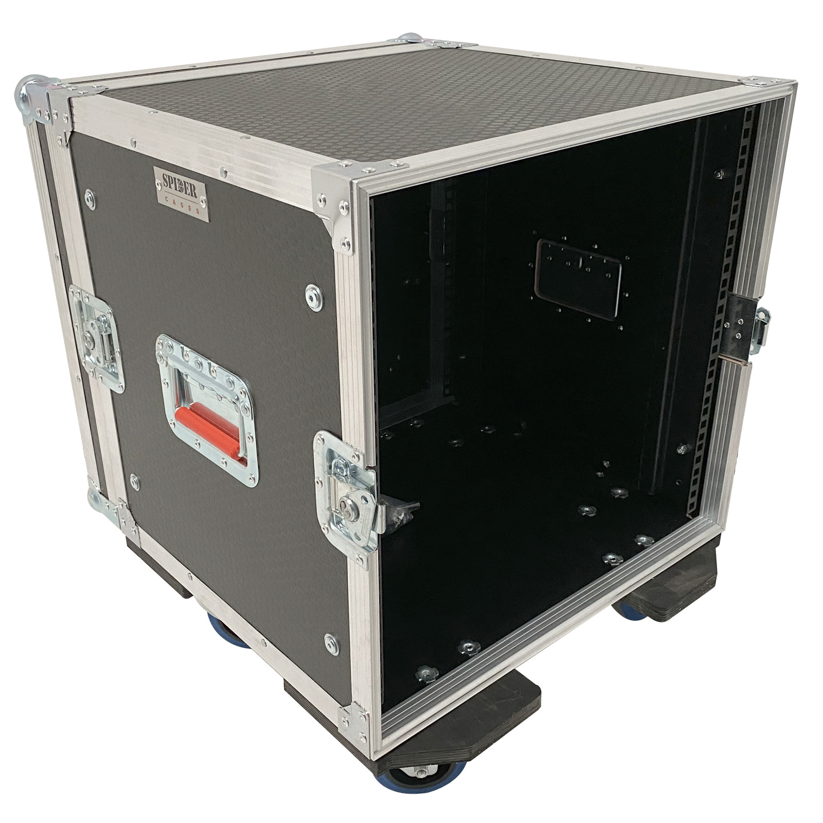 Spider 10u Rackmount Flight Case On Castors